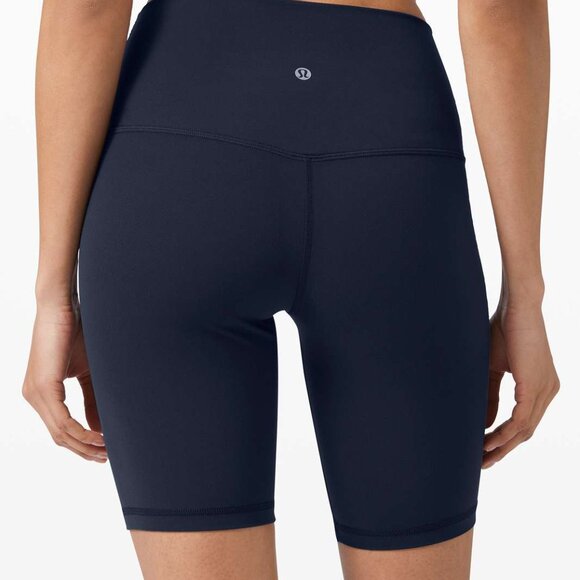 Lululemon Align Short 8" Navy Size 6 - Picture 1 of 5